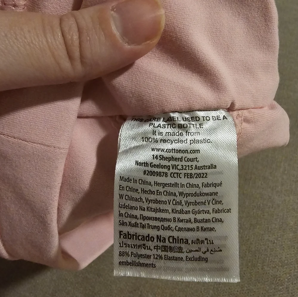 Cotton On Sport Bralette Size 16